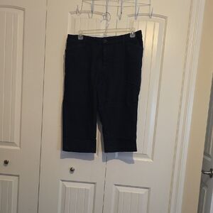 St. John's Bay Men's Dark Blue Flat Front Shorts